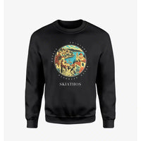 Thumbnail for SKIATHOS - Badge - Sweatshirt - Black