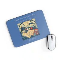 Thumbnail for VINTAGE G4297 - The Navigator's Stars - Designed Mouse Pads design on blue rectangle