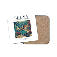 Thumbnail for BUDVA - Poster - Coaster - White
