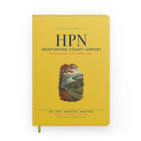 Thumbnail for Westchester County Airport (HPN) design on yellow notebook