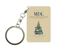 Thumbnail for Mandalay International Airport MDL Key Chain design on beige key chain