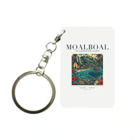 Thumbnail for MOALBOAL - Poster - Key Chain - White
