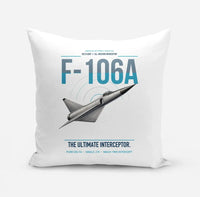 Thumbnail for F-106A Delta Dart design on white pillow