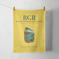 Thumbnail for Bangor International Airport (BGR) design on yellow towel