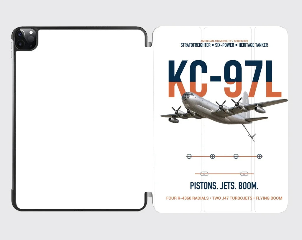 KC-97L STRATOFREIGHTER design on white ipad tablet case