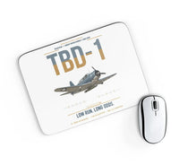 Thumbnail for TBD-1 Devastator design on white rectangle mouse pad
