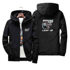 Boeing 737 & Leap 1B Designed Thin Windbreaker Jackets