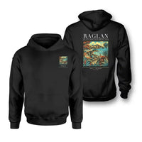 Thumbnail for RAGLAN - Poster - Double-Side Hoodie - Black