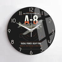 Thumbnail for Focke-Wulf Fw 190A-8 design on black no frame wall clock