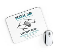 Thumbnail for DJI Mavic 3 Multispectral design on white rectangle mouse pad