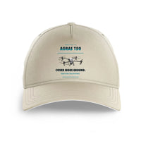 Thumbnail for DJI Agras T50 design on beige printed hat