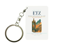 Thumbnail for Metz–Nancy–Lorraine Airport (ETZ) design on white key chain