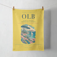Thumbnail for Olbia Costa Smeralda Airport (OLB) design on yellow towel