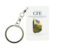 Thumbnail for Clermont-Ferrand Auvergne Airport (CFE) design on white key chain