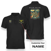 Thumbnail for MACHU PICCHU - Poster - Double-Side Polo - Black + Name