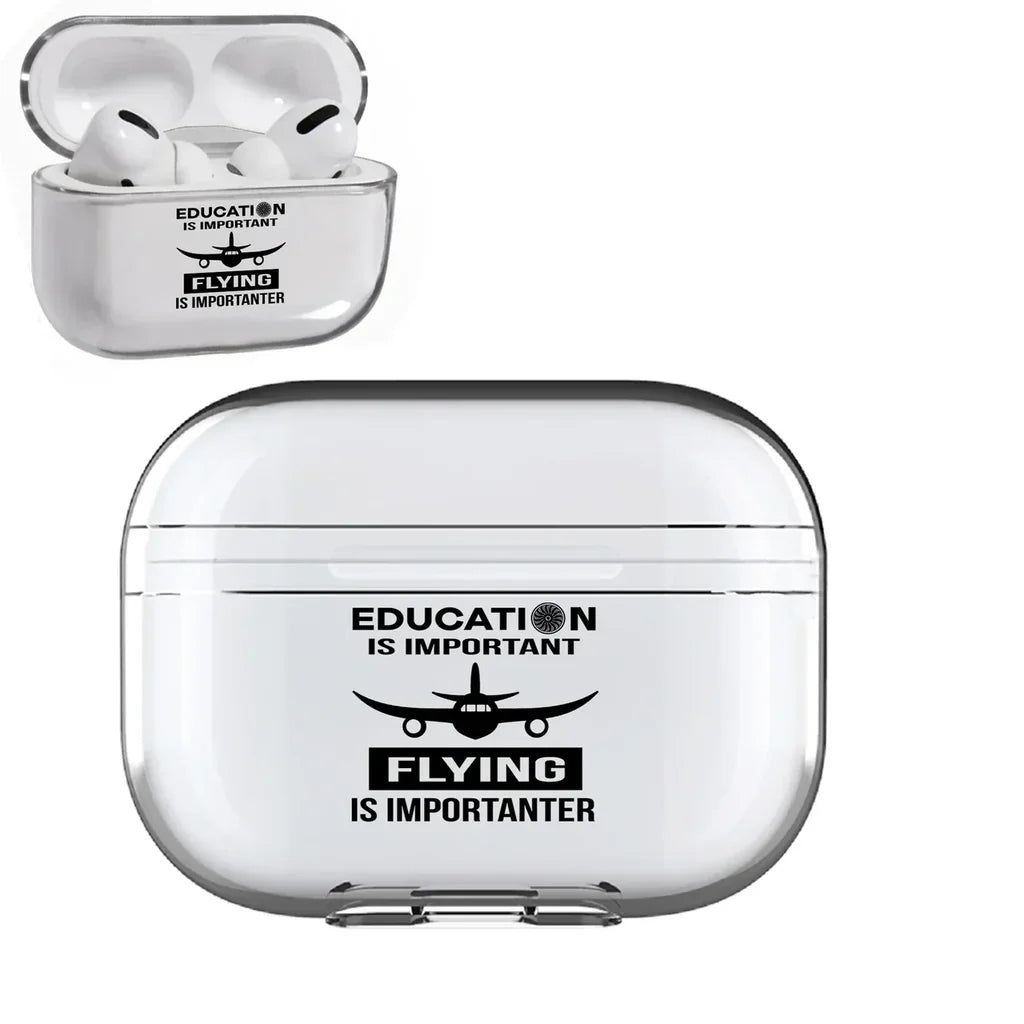 Flying is Importanter AirPods Pro transparent case - Normal