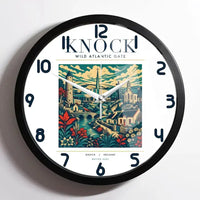 Thumbnail for KNOCK - Poster - Wall Clock Framed - White