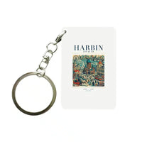 Thumbnail for HARBIN - Poster - Key Chain - White