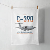 Thumbnail for C-390 Millennium design on white towel