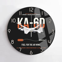 Thumbnail for KA-6D Intruder design on black no frame wall clock