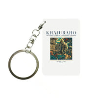 Thumbnail for KHAJURAHO - Poster - Key Chain - White