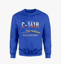 Thumbnail for C-141B Starlifter design on blue sweatshirt