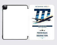 Thumbnail for Boeing 777-200ER design on white ipad tablet case