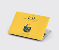 Thumbnail for Washington Dulles International Airport (IAD) design on yellow MacBook case