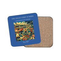 Thumbnail for The Grass Strip Summer - Designed Coasters design on blue 1-piece