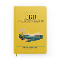 Thumbnail for Entebbe International Airport (EBB) design on yellow notebook