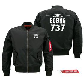 Boeing 737 Silhouette & Pilot Jackets (Customizable)
