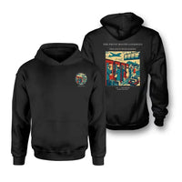 Thumbnail for VINTAGE G4382 - The Phone Booth Goodbyes - Double-Side Hoodie design on black double side