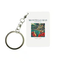 Thumbnail for MONTEGO BAY - Poster - Key Chain - White