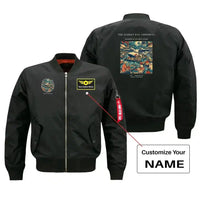 Thumbnail for VINTAGE G4404 - The Market Day Amphibian - Bomber Jacket design on black+name