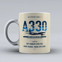 Thumbnail for A330 MRTT+ Mug design on beige airbus