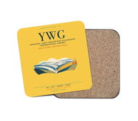 Thumbnail for Winnipeg James Armstrong Richardson International Airport (YWG) design on yellow 1 piece coaster