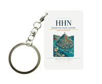 Thumbnail for Frankfurt-Hahn Airport (HHN) design on white key chain