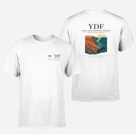 Double-Side Printing — Deer Lake Regional Airport (YDF) Double-Side T-Shirt