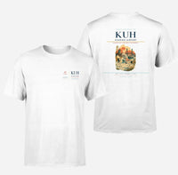 Thumbnail for Kushiro Airport (KUH) design printed on white double-side t-shirt