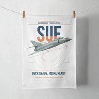 Thumbnail for Dassault Super Étendard design on white towel
