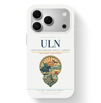 Thumbnail for Ulaanbaatar Airport (ULN) design on white iPhone 17 Pro MagSafe case