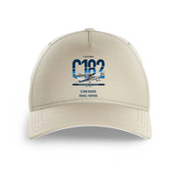 Thumbnail for Cessna 182 Skylane design on beige printed hat