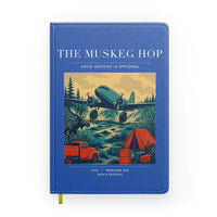 Thumbnail for VINTAGE G4282 - The Muskeg Hop - Designed Notebooks design on blue