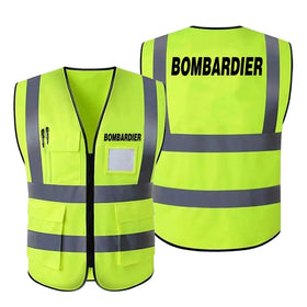 Bombardier & Text Reflective Vests