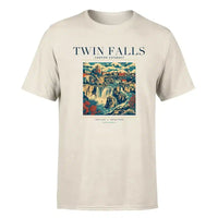 Thumbnail for TWIN FALLS - Poster - Premium T-Shirt - Beige