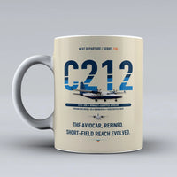 Thumbnail for C-212-300 Aviocar Mug design on beige casa