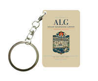 Thumbnail for Houari Boumediene Airport ALG Key Chain design on beige key chain
