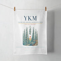 Thumbnail for Yakima Air Terminal (McAllister Field) (YKM) design on white towel
