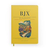 Thumbnail for Aeropuerto Internacional de Guanajuato (BJX) design on yellow notebook