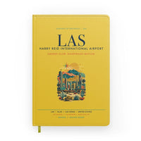 Thumbnail for Las Vegas Harry Reid International Airport (LAS) design on yellow notebook